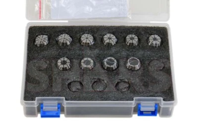 SHARS TOOL 1/16 - 1/2" ER20 Collets Set Milling Lathe DIN 6499/B .0003" TIR New P[
