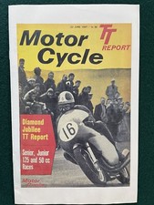 Motor Cycle TT Soecial Reprint Diamond Jubilee 1967 Report
