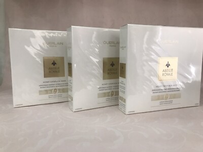 Pack Of 3 GUERLAIN ABEILLE ROYALE CATAPLASM MASK New Hydrating Moisturizing