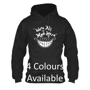 We Are All Mad Here Chesire Cat Alice In Wonderland Disney Halloween Jumper AI14