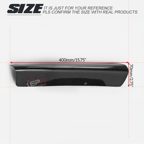 VRS Style Carbon Rear Bumper Side Spats Fin For 14-18 Impreza WRX STI S4 VAB VAF - Picture 7 of 12