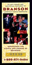 1990s Branson MO America's Music Showcase Day By Day Tours VTG Travel Brochure