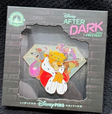 Disney After Dark Villains Robin Hood Prince John Sir Hiss Signed
