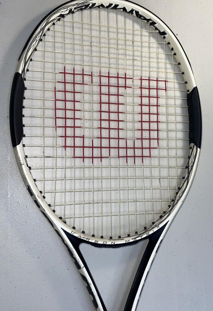 Wilson Hyper Hammer 6 Carbon Matrix Oversize Tennis Racquet Wilson Hyper Hammer 6 Carbon Matrix Oversize Tennis Racquet