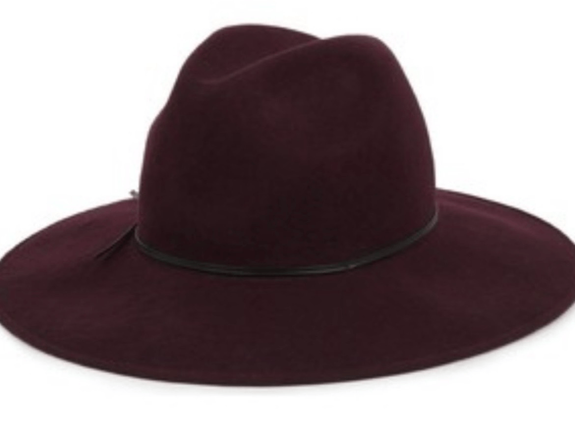 Reiss Mimi burgundy trilby hat on Olivia Palermo | eBay UK display picture 3