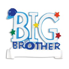 Big Brother, Big Sister Personalized Christmas Ornament/Siblings/New Baby/Bro