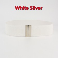 14-Colour Women Lady Belts Wide Fashion Cinch Waist Belt Elastic Stretch Gift UK