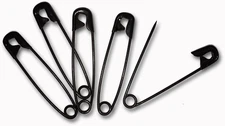Black Safety PINS 2 (5-Pack)