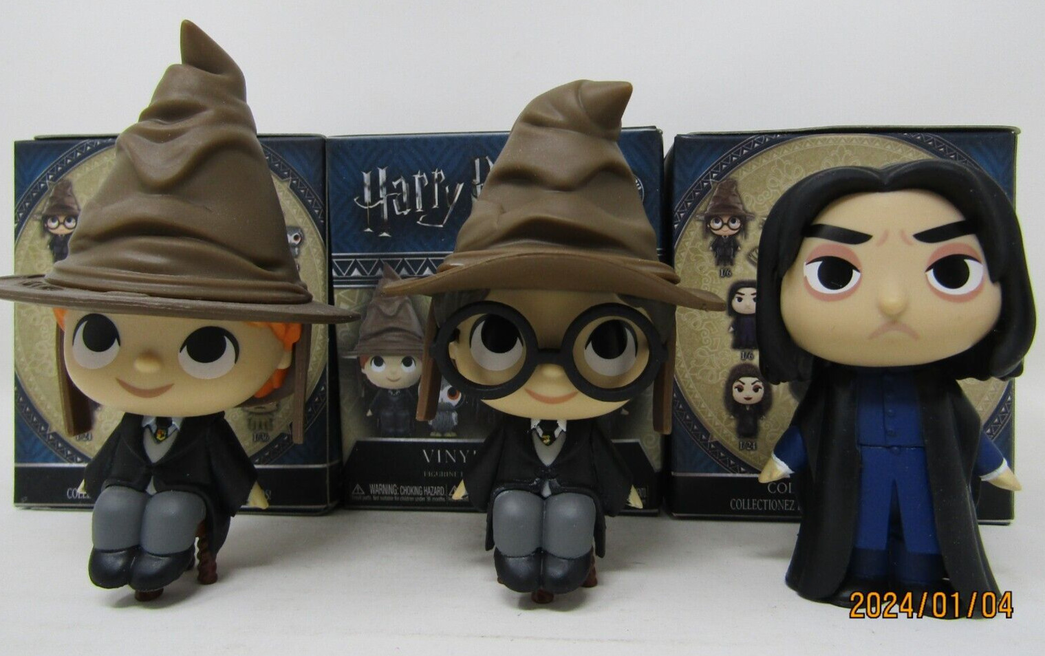 FIGURAS DE HARRY POTTER FUNCO 3" EN CAJA RESELLADA NUEVAS EN CAJA COMO FOTO