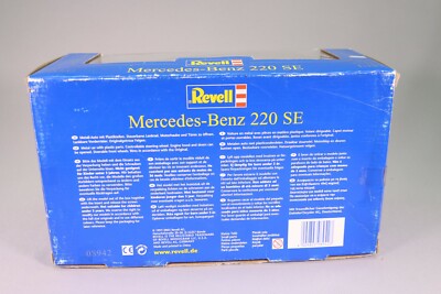 Miniature Mercedes 220 SE 1963 - Revell 1/18 Métal - BORDEAUX - Neuf En Boîte