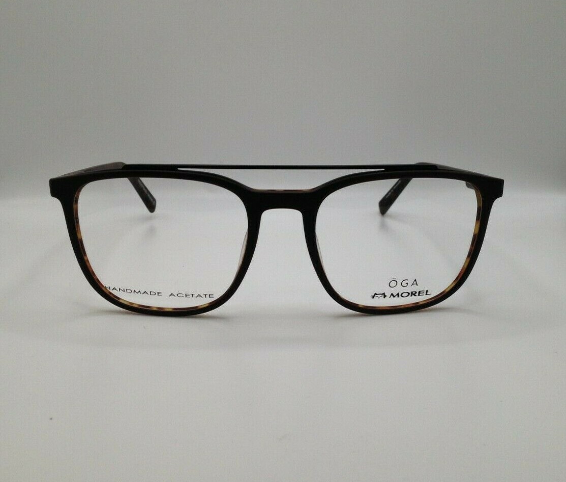 Оправа для очков OGA Morel 10096O RN08 Коричневая темно-красная пластиковая 54-19-145 100960 32490₽