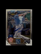 Nate Eaton Signed Card 2023 Topps Chrome #96 WBC Great Britain Royals