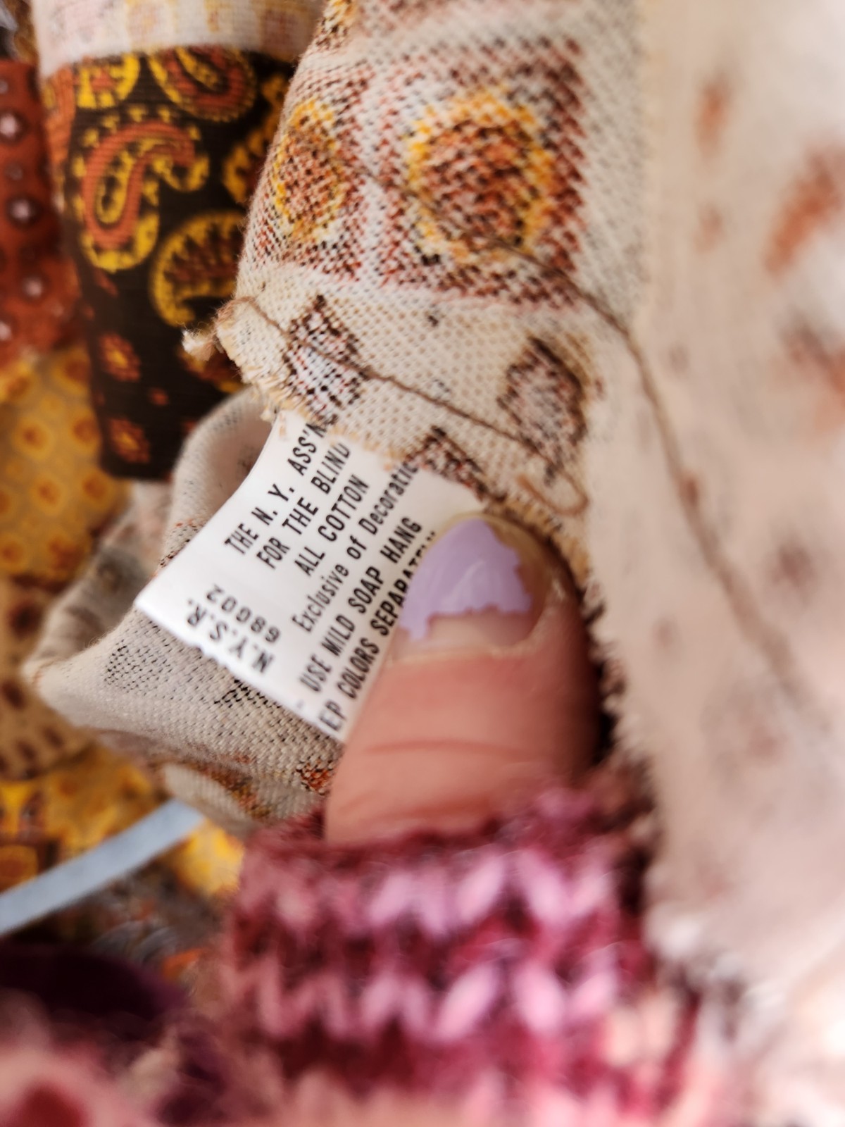 Handmade Patchwork Cottage Core Wrap Around Skirt… - image 5