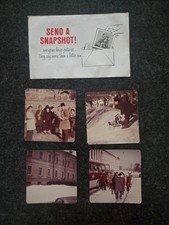 Lot Of 4 1970 s Vintage Russian Photos With Vintage Envelope "Send A Snapshot "