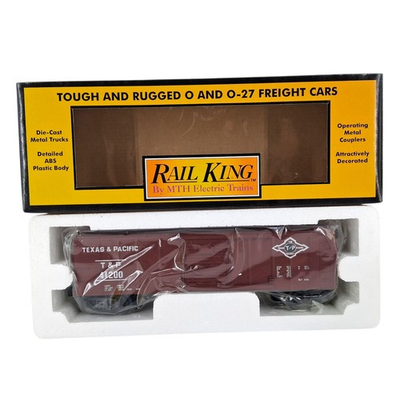 #ad MTH 30 7413 Texas amp; Pacific Tamp;P #41200 Semi Scale Box Car O Scale O 27 WOW $32.99