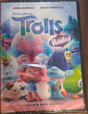 DreamWorks Trolls Holiday DVD Anna Kendrick Justin Timberlake Trolls