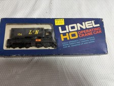 Lionel HO 5-3401 Operating Crane Car w/Custom Louisville & Nashville Decals