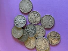 (12) Liberty Walking Half Dollars   LOT  FK-7