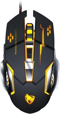 Kabelgebundene RGB Gaming Maus 3200 DPI Programmierbare Tasten Ergonomisch USB PC Laptop Mac