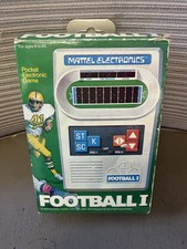 1977 Mattel Football Handheld Electronic Game New In Box Never Used Wow
