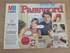 Milton Bradley- Password Board Game- 1978 Vintage Complete