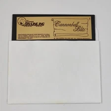 Cannonball Blitz by Sierra On-Line Systems for Apple II+,IIe,IIc,IIgs 1982 Game