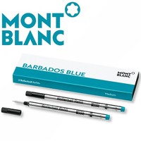 Montblanc Rollerball Tintenschreiber Refill Mine M Barbados Blue 2 Stk.