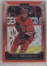 2021-22 O-Pee-Chee Platinum Red Surge Nino Niederreiter #136 0c3