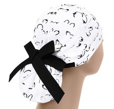 Breast surgical cap, ponytail scrub hats, scrub caps womens, nurse cap long hair