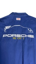 Vintage Apex Design ADM Porsche 911 GT1 XXL Blue Jacket With Embroidered Graphic