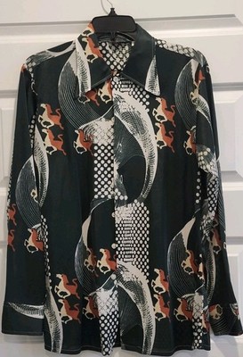 Richman Brothers Vintage Style Men's Shirt, Size 15-M-15 1/2