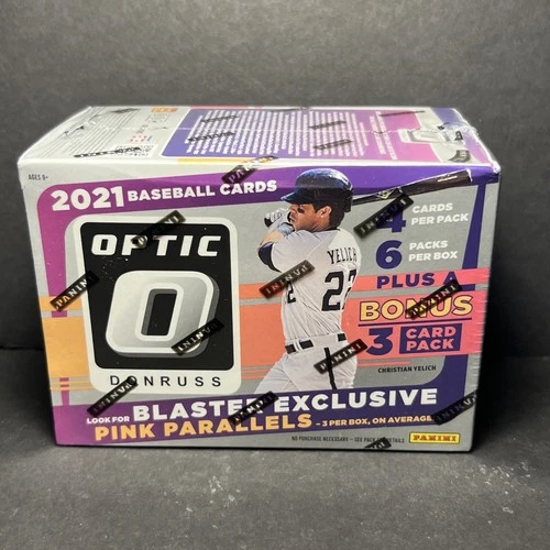 Panini 2021 Donruss Optic Baseball Blaster Box Factory Sealed