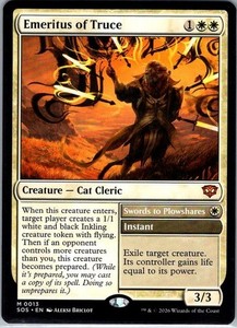 Emeritus of Truce // Swords to Plowshares - Secrets of Strixhaven - Mythic Rare