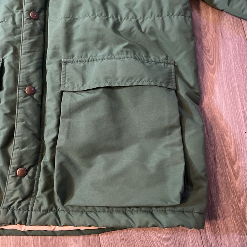 L.L. Bean Baxter State Parka Hooded Jacket Mens L Green USA Outdoor Vintage - Picture 6 of 12