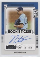 2021 Panini Contenders Rookie Ticket Variation B Nate Pearson #153 Auto ni4