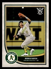 2018 Topps Big League - Khris Davis #58 Oakland Athletics