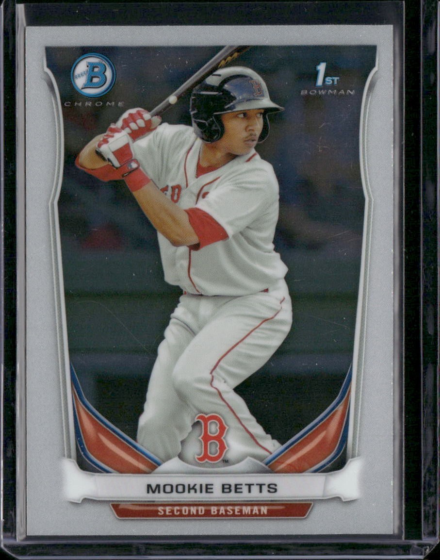 2014 Bowman #BCP109 Mookie Betts Chrome Prospects