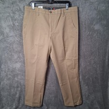 Dockers WorkDay Khaki Mens Size 36x29 Cream Slim Fit Smart 360 Flex Casual