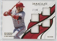 2019 Panini Immaculate Immaculate Quads 27/49 Eugenio Suarez #IQ-ES 12jy