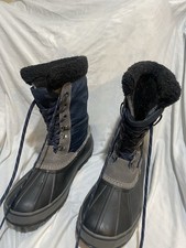 Men  s LLBean Winter Boots, waterproof, Size 13 Blue, Gift Quality