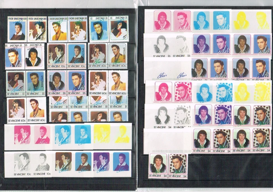 ST VINCENT - ELVIS PRESLEY THEMED STAMP COLLECTION. AMAZING MNH (22 SCANS) - Image 2 of 4