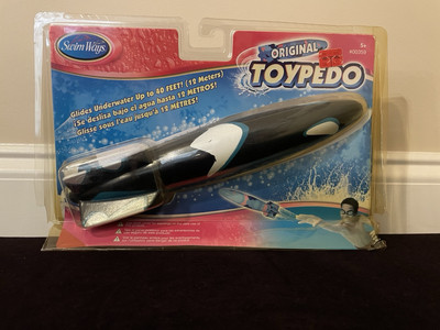 SwimWays Toypedo Gliding Torpedo 11.5''  Orca Small Damage To Original Package
