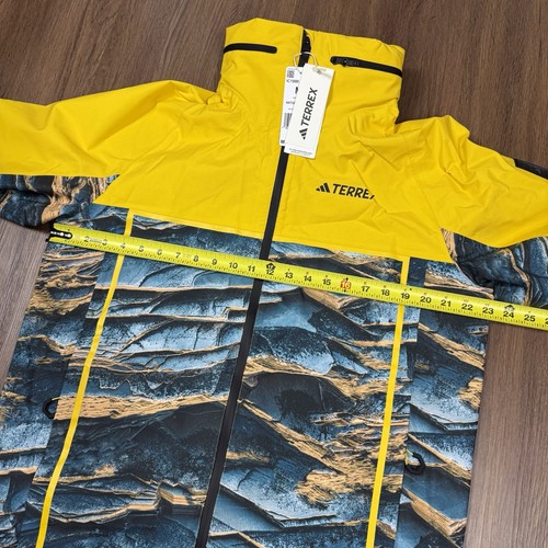 Adidas Terrex National Geographic RAIN.RDY Giacca Impermeabile IC1980 Uomo Taglia - Foto 4 di 9
