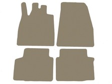 Dunkelbeige Fußmatten, Autoteppiche für Dacia Duster III Full HEV 2024-…, 14xRan