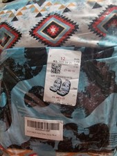 Set Of 2 Car Seat Coverss Blue Aztec Tribal Design Set Of 2 Car Seat Coverss Blue Aztec Tribal Design
