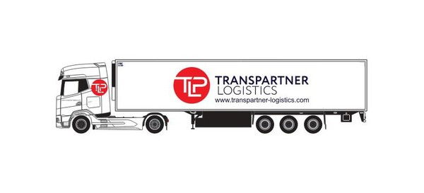 "Herpa 957069 - 1:87 Daf Xg+ KüHlkoffer-Sattelzug \"Transpartner Logistics\""-image