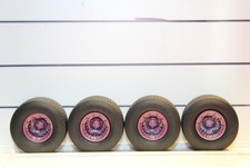 V -11 125 Scale Resin Model Car Dirt Track Tires And Wheels 