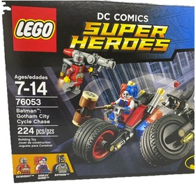 Lego DC SUPER HEROES Batman Gotham City Cycle Chase Deadshot Harley Quinn Batman