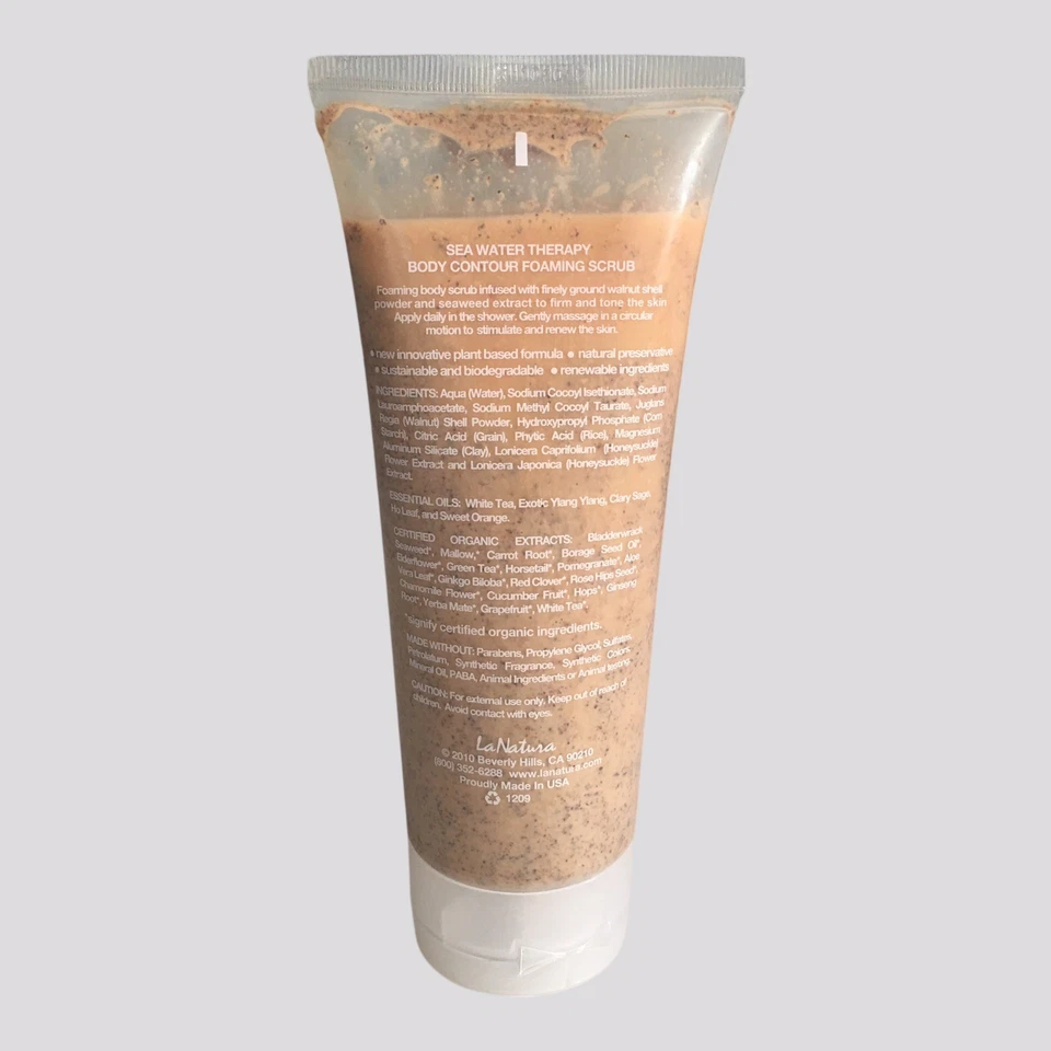 La Natura Skincare 2010 Sea Water Therapy Foaming Contour Body Scrub - ORIGINAL - Image 2 of 4