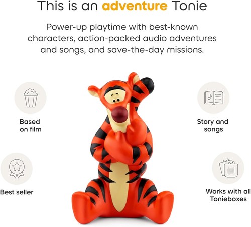 Tigger Audio Toy Figurine from Disney's The Tigger Movie - Picture 5 of 7